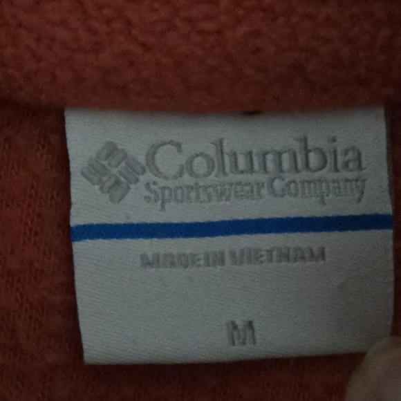 Columbia Pink Fleece Womens Medium Zip Up Sweater - Picture 5 of 12